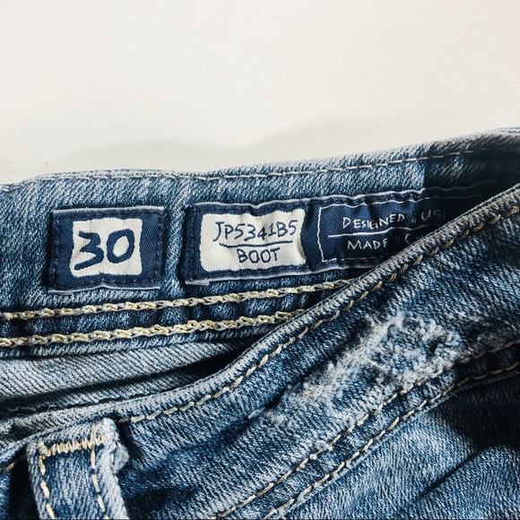 Miss Me Jeans Bootcut Embellished Sequins Jeans - Picture 4 of 8